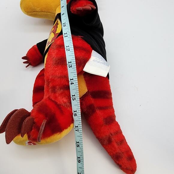Build A Bear Raptor Red Dinosaur Plush 19" Dino T-shirt Stuffed Animal BAB 2022 - Picture 13 of 14